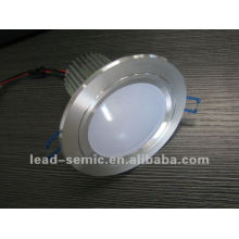 24smd2835 12W alto lúmen LED de luz de teto caixa de prata